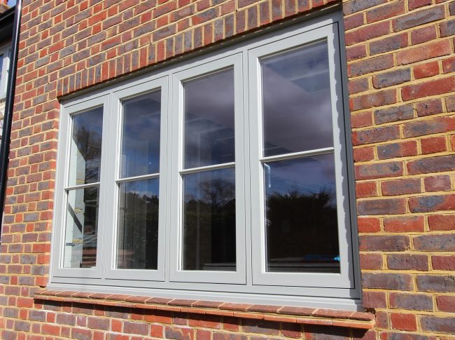 Agate Grey Heritage casement Window - South London