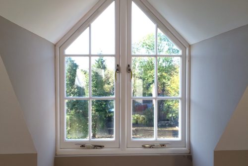 Triangular Timber Window Triangular Timber Window